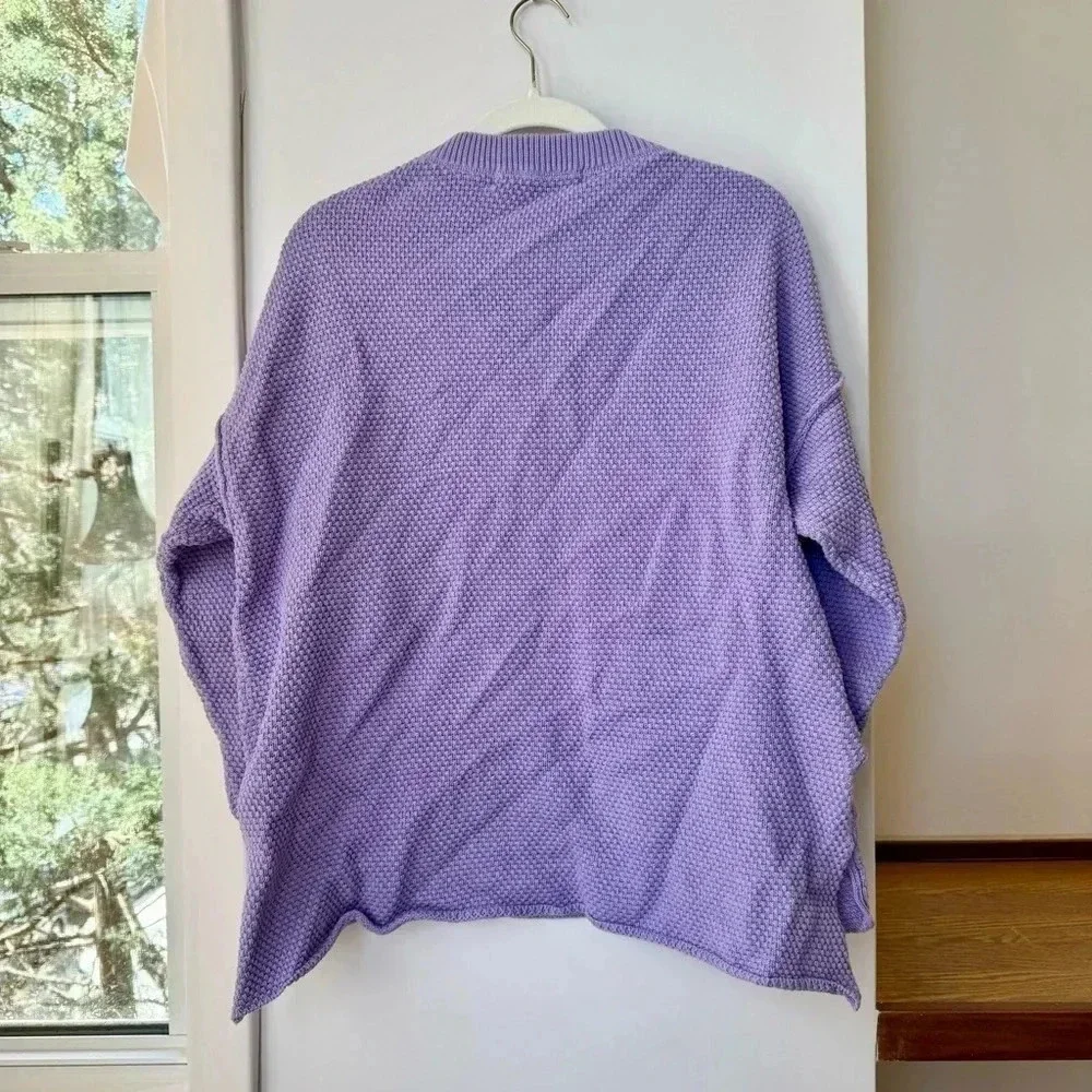 New Free People Hailee Sweater Set in Lavender Purple Size Small